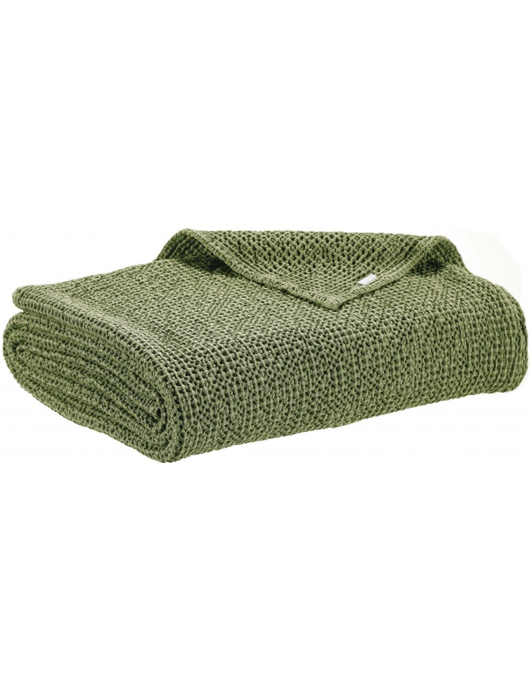 Jeté de lit recyclé Maia Eucalyptus 180 x 260 1671025000Vivaraise