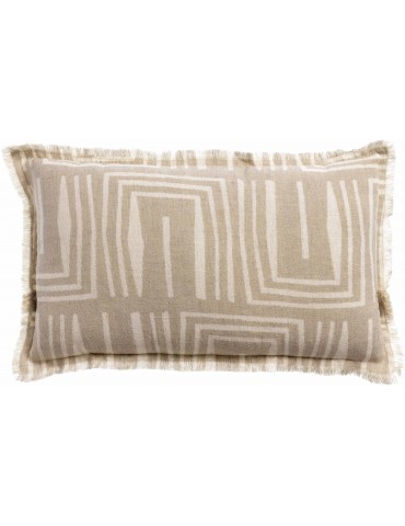 Coussin imprimé Tina Naturel 30 x 50 1999018000Vivaraise