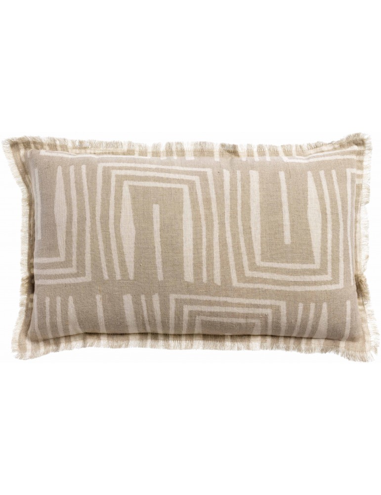 Coussin imprimé Tina Naturel 30 x 50 1999018000Vivaraise