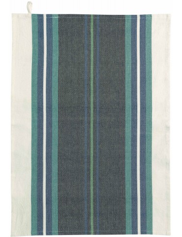 Torchon recyclé Yuna Marine/naturel 50 x 70 1817068000Winkler