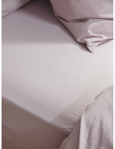 Drap housse Céleste Poivre rose 200 x 160 3000666000La Cerise sur le Gâteau