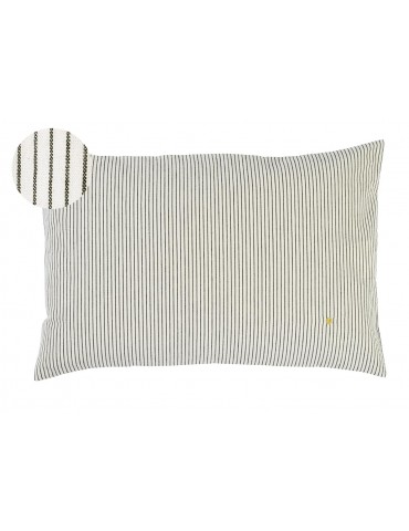 Housse de coussin Léonie Caviar 60 x 40 3000182000La Cerise sur le Gâteau