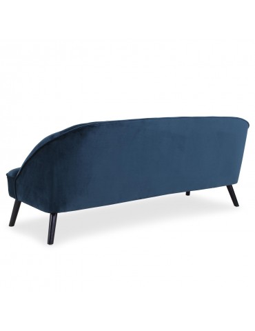 Canapé 3 places Ioan Velours Bleu qh8922v363bleue