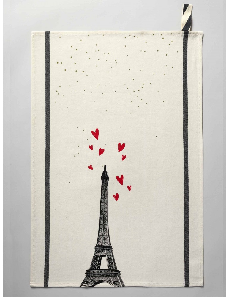 Torchon Eiffel C_x009c_urs Ecru 70 x 50 3000422000La Cerise sur le Gâteau Torchon Eiffel C_x009c_urs Ecru 70 x 50 3000422000La Cerise sur le Gâteau