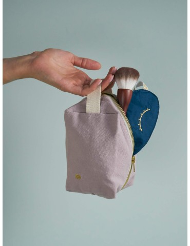 Trousse cube Iona Poivre rose 15,5 x 10 x 10 3000911000La Cerise sur le Gâteau