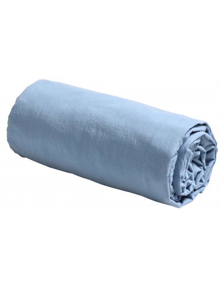 Drap housse Céleste Bluetiful 200 x 160 3430160160La Cerise sur le Gâteau