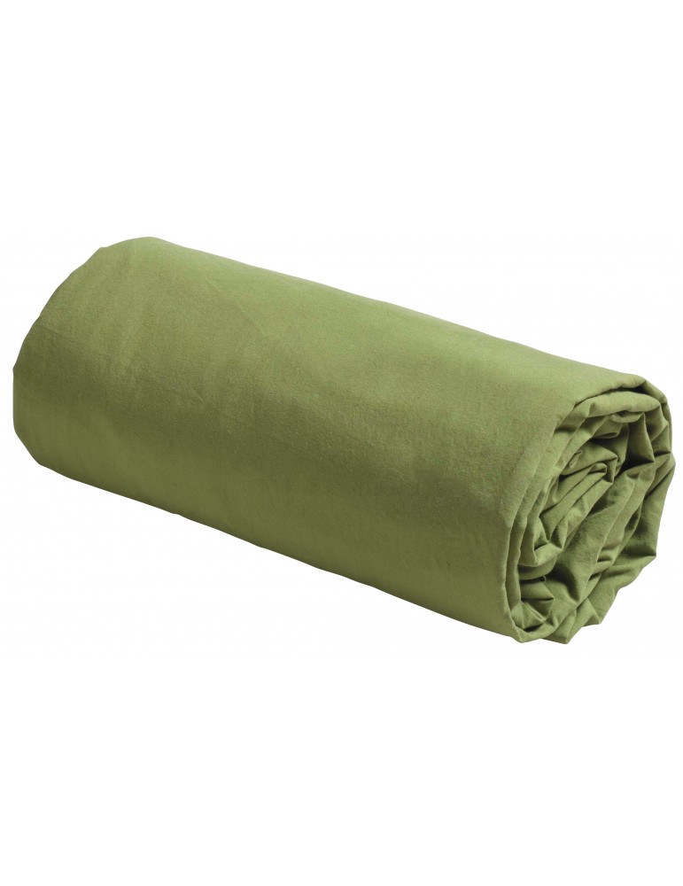 Drap housse Céleste Pistacchio 200 x 90 3430120090La Cerise sur le Gâteau