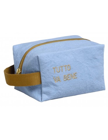 Trousse cube Tutto Bluetiful 10 x 16 x 10 3430760410La Cerise sur le Gâteau