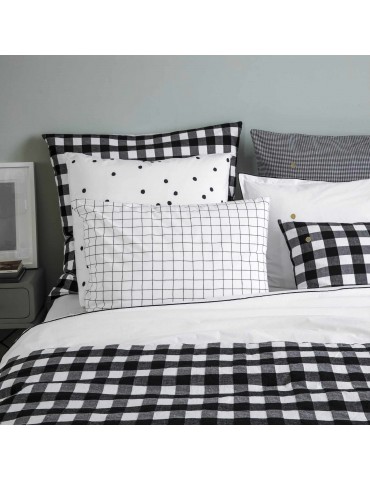Taie d'oreiller Odette Milk 65 x 65 3000858000La Cerise sur le Gâteau