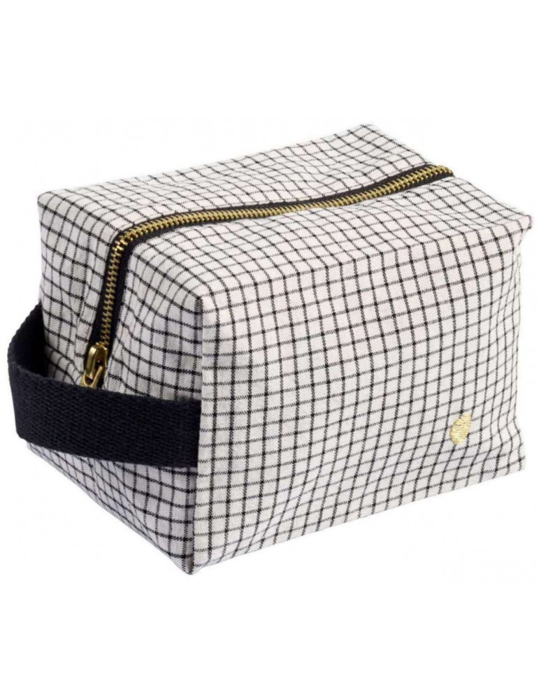 Trousse cube Gustave Caviar 15,5 x 10 x 10 3000668000La Cerise sur le Gâteau