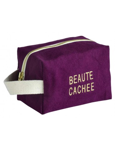 Trousse cube Beauté Purple rain Violet 15,5 x 10 x 10 3000791000La Cerise sur le Gâteau