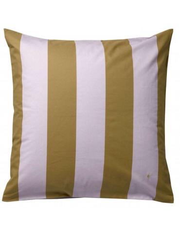 Taie d'oreiller Malo Poivre rose/nuts 65 x 65 3000408000La Cerise sur le Gâteau