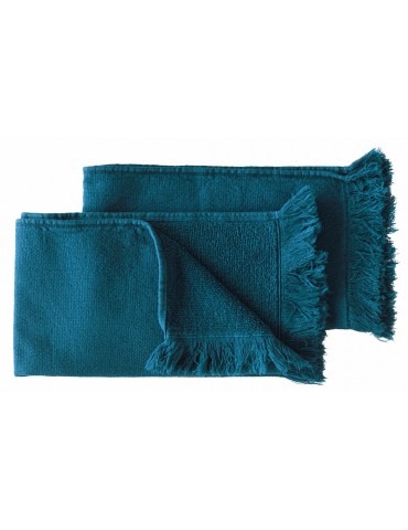 Lot de 2 serviettes invités Luna Orage 50 x 30 3000084002La Cerise sur le Gâteau