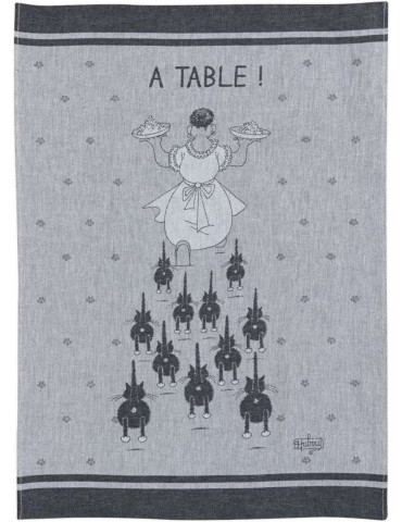 Torchon jacquard À table Ombre 50 x 70 2080070000Winkler