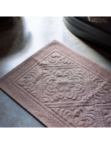 Tapis de bain Enzo Noisette 54 x 64 2365085000Vivaraise
