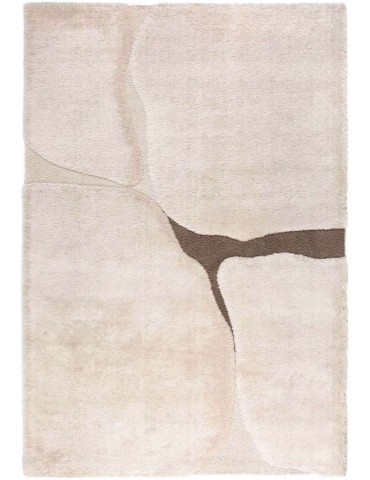 Tapis recyclé Yan Neige 160 x 230 x 2 1654015000Vivaraise