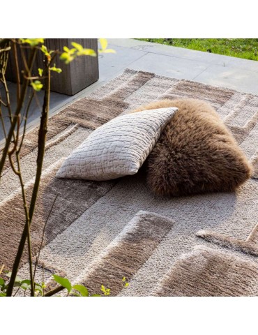 Tapis recyclé Louka Noisette 200 x 290 x 2 1182085000Vivaraise