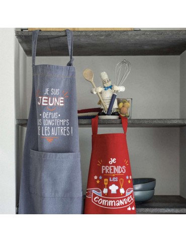 Tablier de cuisine Je suis jeune Jeans 72 x 90 4713050000Winkler