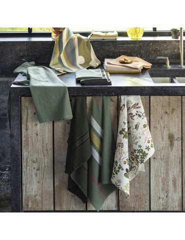 Torchon recyclé Lars Olive 50 x 70 3758025000Winkler