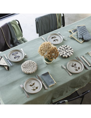 Dessous de plat Brian recyclé Naturel brun Diamètre 20 3715017000Winkler
