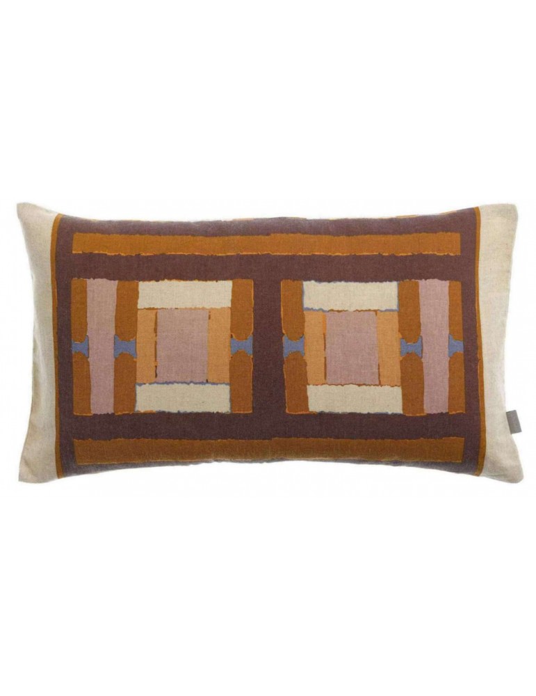 Coussin imprimé Taho Cuivre 30 x 50 2012081000Vivaraise