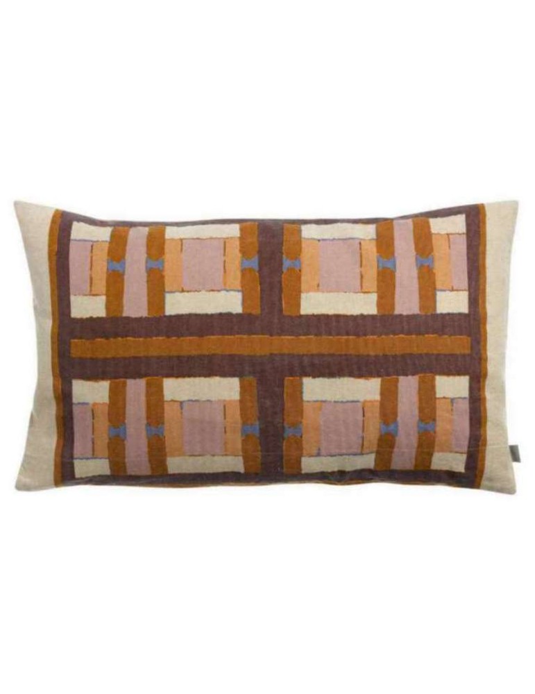 Coussin imprimé Taho Cuivre 40 x 65 2013081000Vivaraise