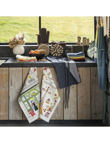 Lot gant de cuisine/manique recyclé Grace Forêt 15 x 32 1972028000Winkler
