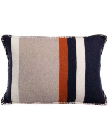 Coussin jacquard recyclé Gioia Marine 40 x 65 1340065000Vivaraise