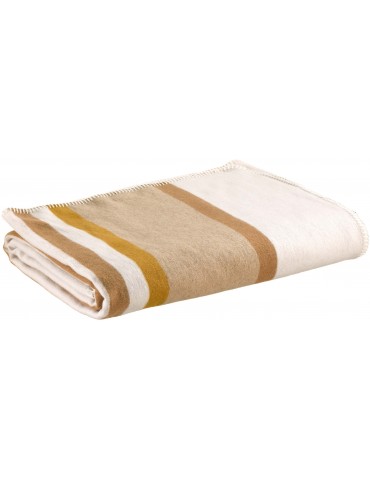 Jeté jacquard recyclé Gioia Ivoire 240 x 260 1795011000Vivaraise