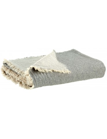 Plaid recyclé Bruna Perle 130 x 180 1285072000Vivaraise