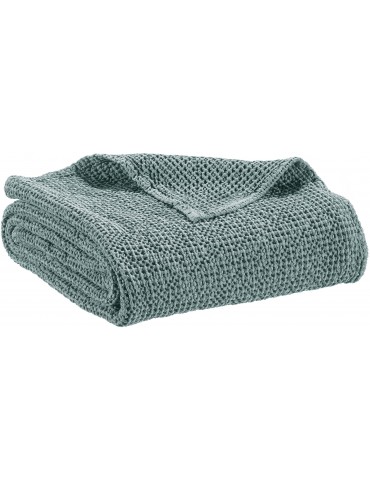 Plaid recyclé Maia Plomb 140 x 200 1670066000Vivaraise