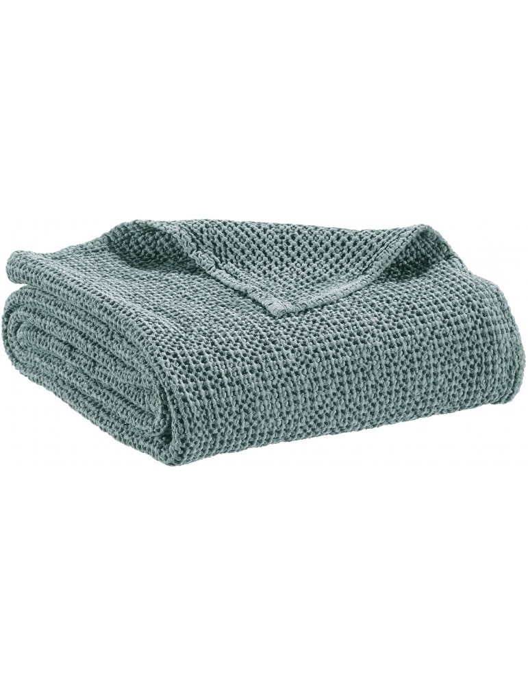 Plaid recyclé Maia Plomb 140 x 200 1670066000Vivaraise