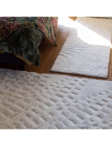 Tapis recyclé Ewan Ivoire 200 x 290 x 2 1855015000Vivaraise