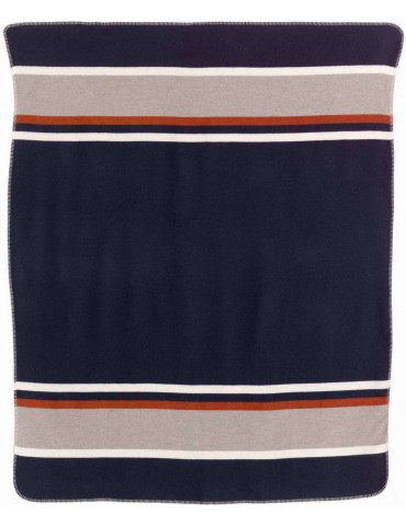 Jeté jacquard recyclé Gioia Marine 240 x 260 1795065000Vivaraise