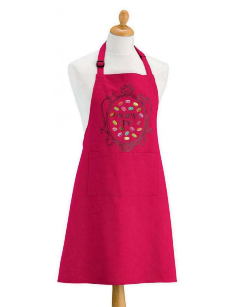 Tablier de cuisine Macarons Addict recyclé Rose 72 x 90 2166190000Winkler Tablier de cuisine Macarons Addict recyclé Rose 72 x 90 2166190000Winkler