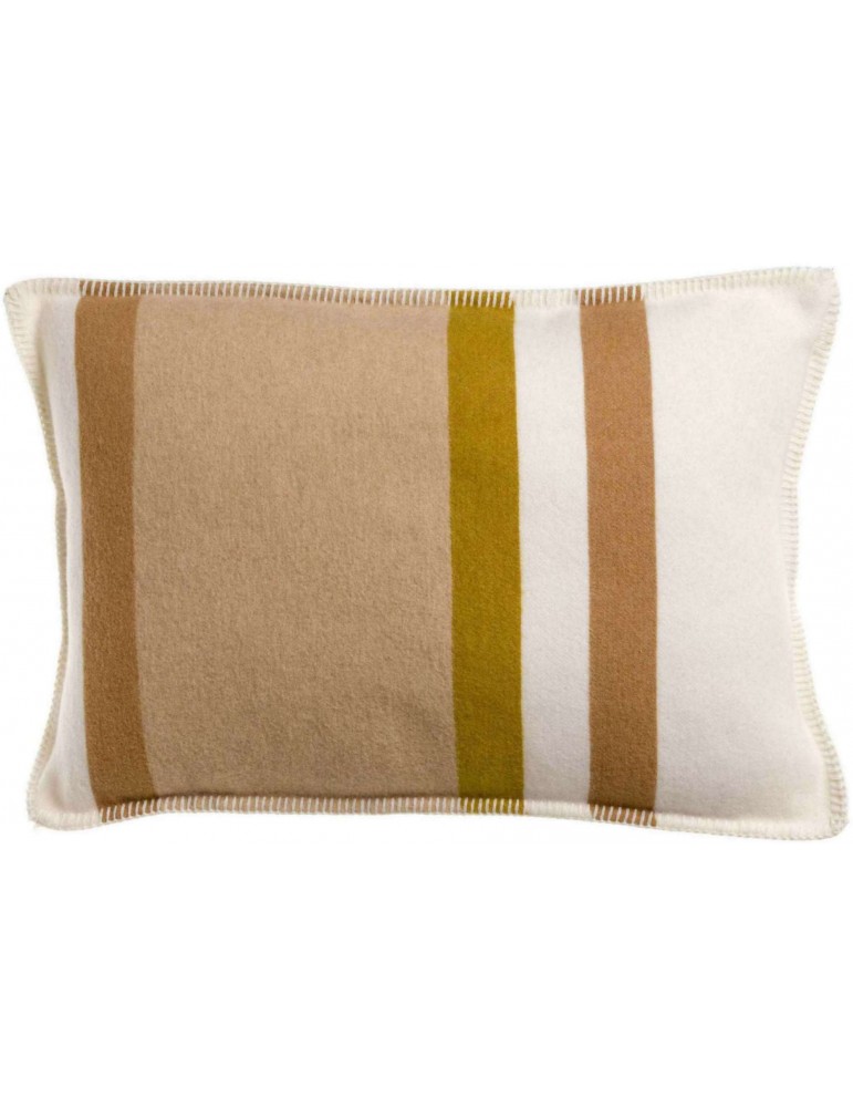 Coussin jacquard recyclé Gioia Ivoire 40 x 65 1340011000Vivaraise