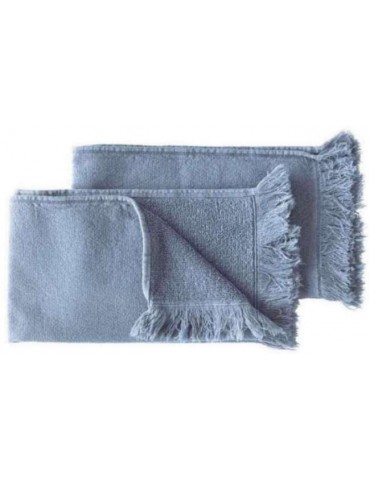 Lot de 2 serviettes invités Luna Bluetiful 50 x 30 4792021002La Cerise sur le Gâteau