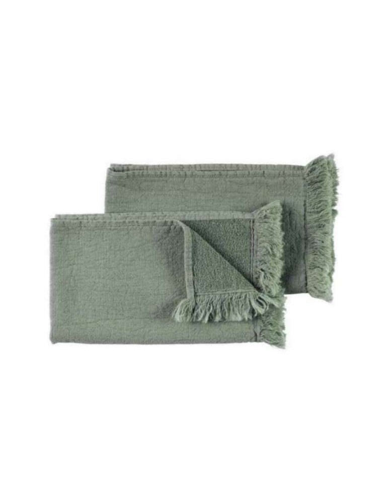 Lot de 2 serviettes invités Luna Détox green 50 x 30 4792025002La Cerise sur le Gâteau Lot de 2 serviettes invités Luna Détox green 50 x 30 4792025002La Cerise sur le Gâteau