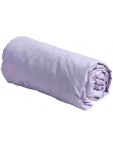 Drap housse Céleste Lilas 200 x 180 2830050000La Cerise sur le Gâteau
