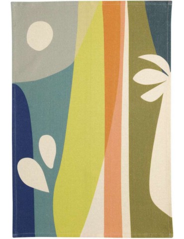 Torchon recyclé Lineo Multico 50 x 70 1246001000Winkler