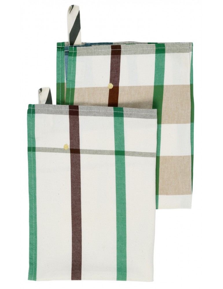 Lot de 2 torchons Archie Gazon 70 x 50 3000731002La Cerise sur le Gâteau