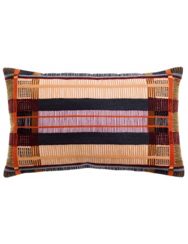 Coussin brodé Kaël Multico 30 x 50 1265000000Vivaraise