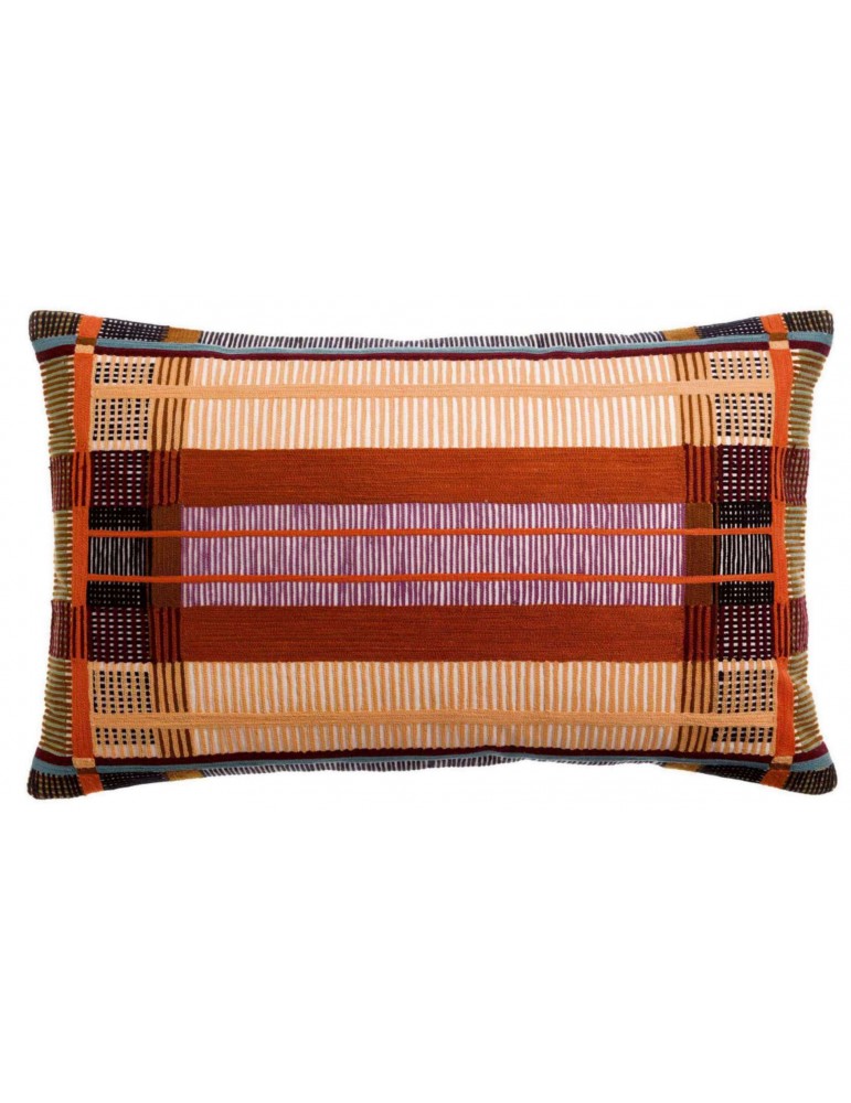 Coussin brodé Kaël Multico 40 x 65 1266000000Vivaraise