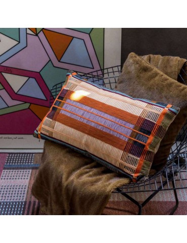 Coussin brodé Kaël Multico 40 x 65 1266000000Vivaraise