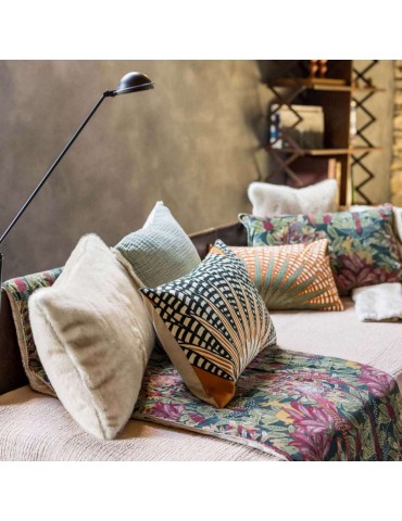 Coussin brodé Ewan Cuivre 40 x 65 1297080000Vivaraise