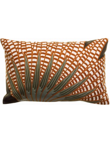 Coussin brodé Ewan Fougère 40 x 65 1297024000Vivaraise