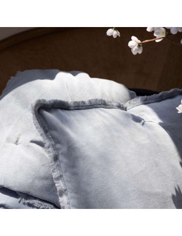 Coussin uni Fara Titane 45 x 45 5015026000Vivaraise