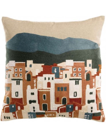 Coussin brodé Elie Multico 45 x 45 1295000000Vivaraise