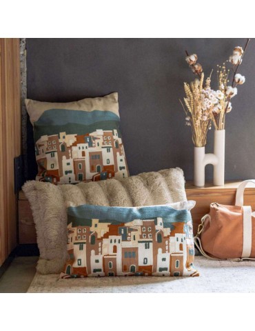 Coussin brodé Elie Multico 45 x 45 1295000000Vivaraise