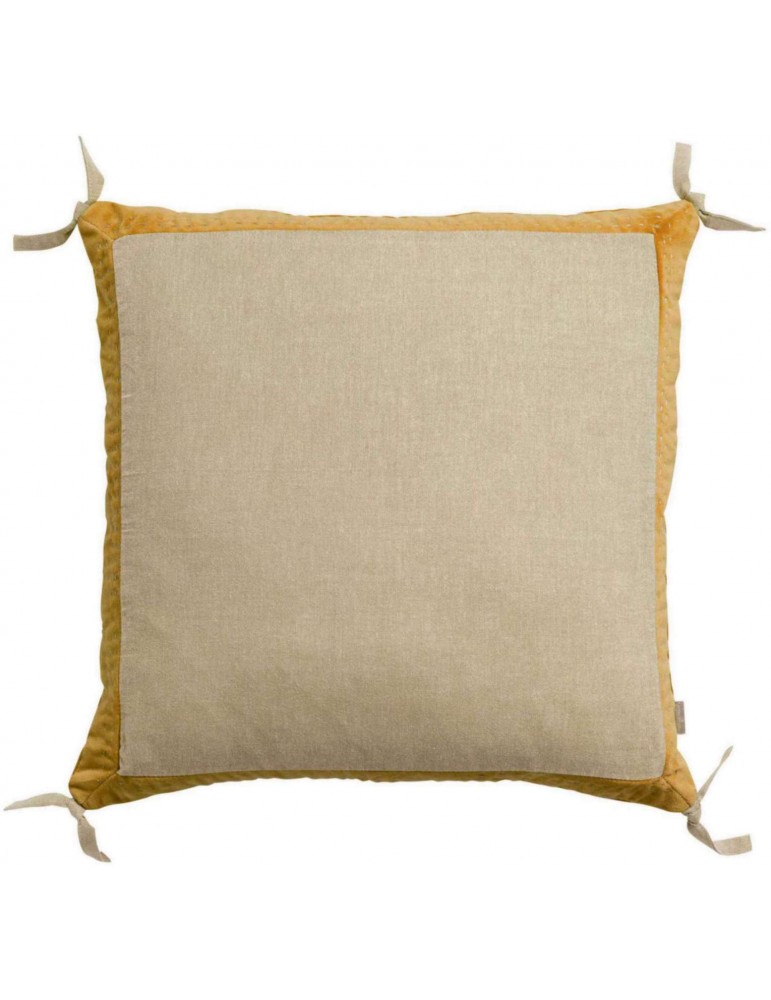 Coussin Elise Chambray Maïs 45 x 45 2638040000Vivaraise